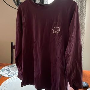 Long sleeve ivory Ella fitted shirt size medium